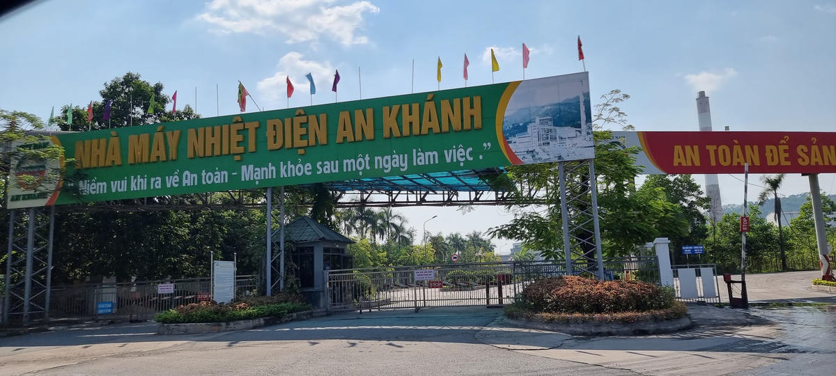 Nhà máy Nhiệt điện An Khánh. Ảnh: Nam Anh.