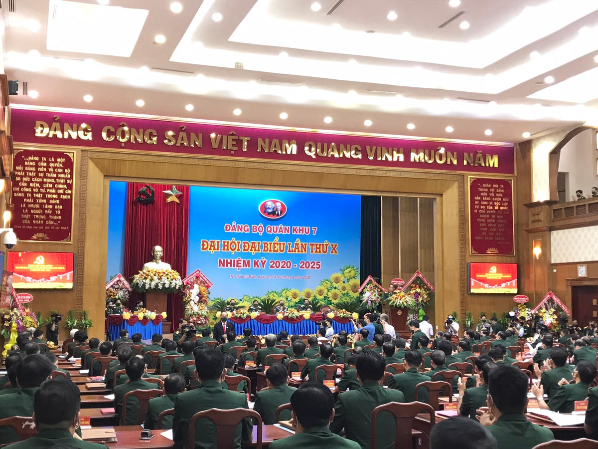 Quang cảnh đại hội tại phiên khai mạc. Ảnh: Hồng Phúc.