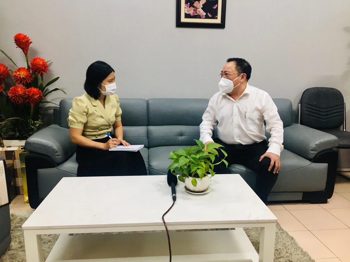 Giám đốc Sở Y tế Đồng Nai Phan Huy Anh Vũ chia sẻ với phóng viên.