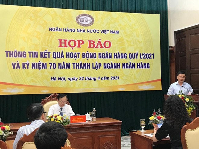 Quang cảnh buổi họp báo.