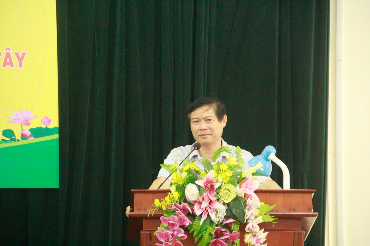 Ông Nguyễn Thanh Học, Phó Trưởng ban Thường trực Ban Tuyên giáo Thành ủy Hà Nội.
