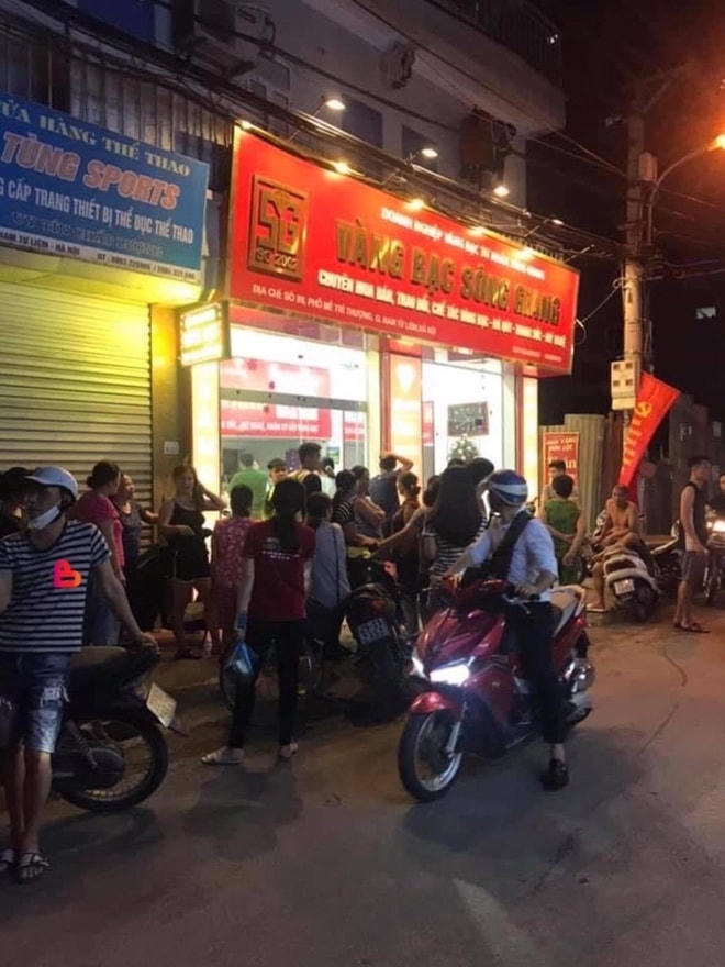 Hiện trường vụ việc.