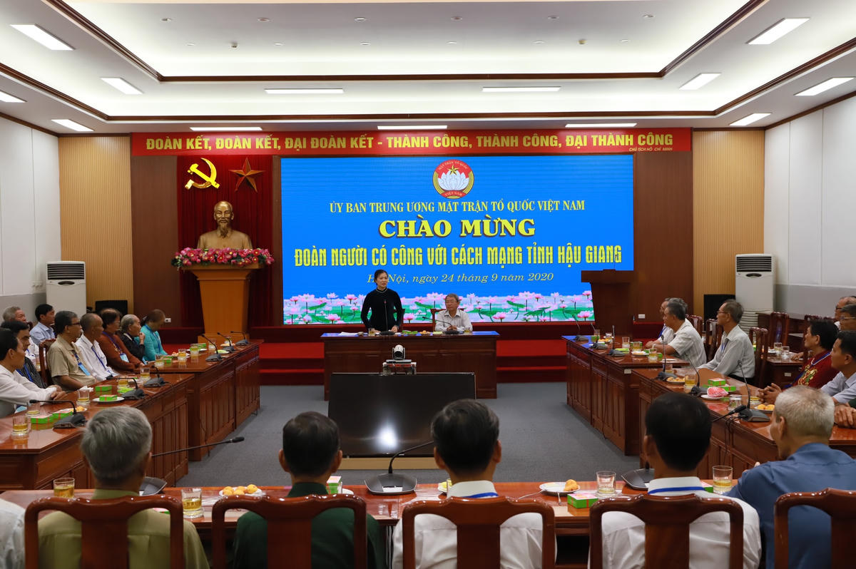 Quang cảnh buổi tiếp.