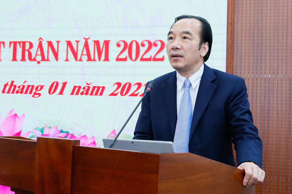 Phó Chủ tịch Ngô Sách Thực quán triệt, triển khai kế hoạch giám sát, phản biện xã hội năm 2022 của UBTƯ MTTQ Việt Nam.