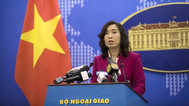 Người Phát ngôn Lê Thị Thu Hằng.