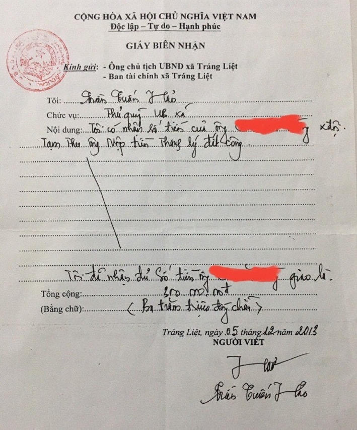 Vụ bán đất công trái thẩm quyền ở Hải Dương: Thủ quỹ xã không nhớ rõ việc quản lý và sử dụng số tiền bán đất cho dân?