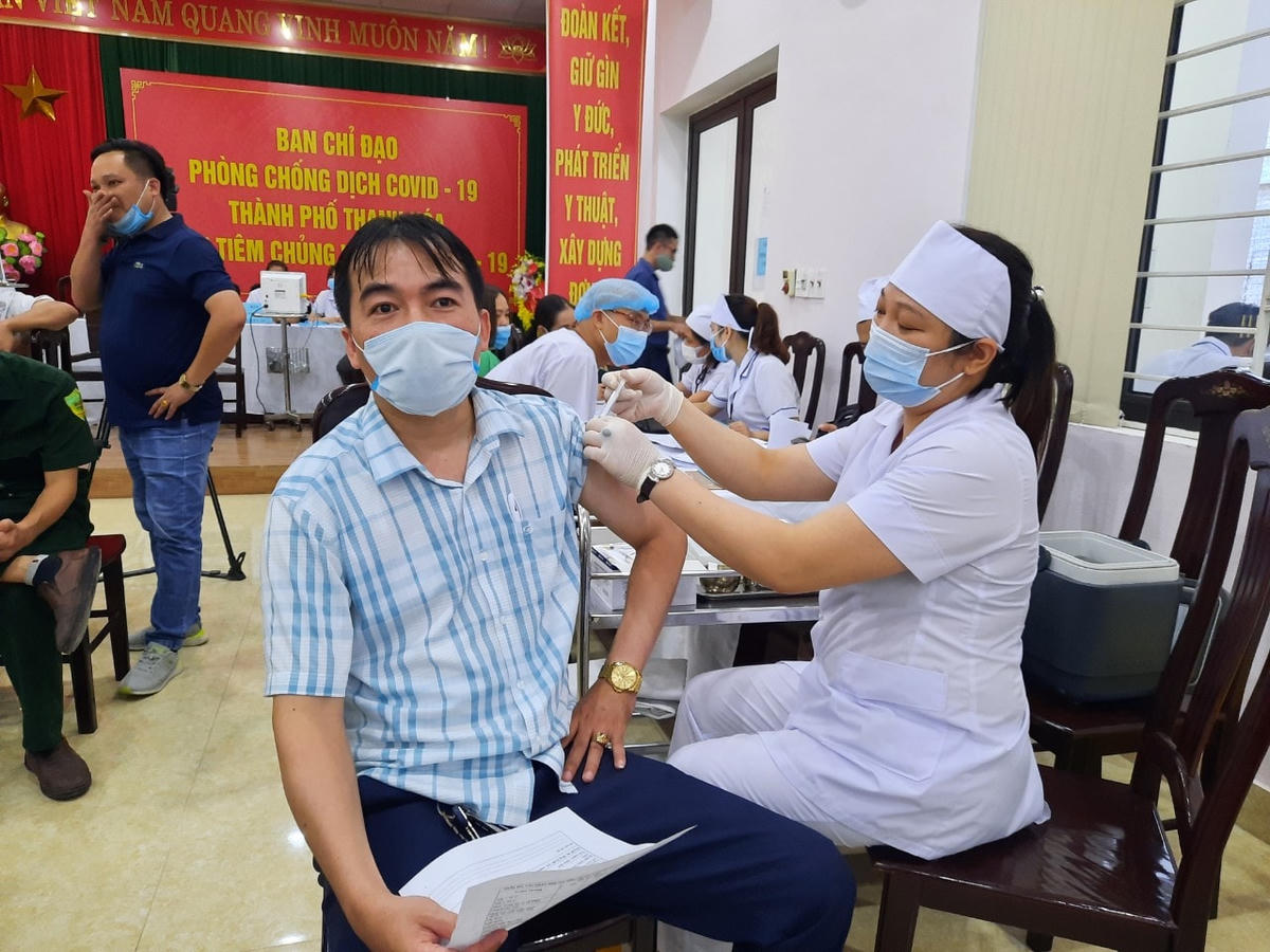 TP Thanh Hoá dự kiến sẽ tiêm hơn 100.000 liều vaccine cho người dân trong đợt 5.