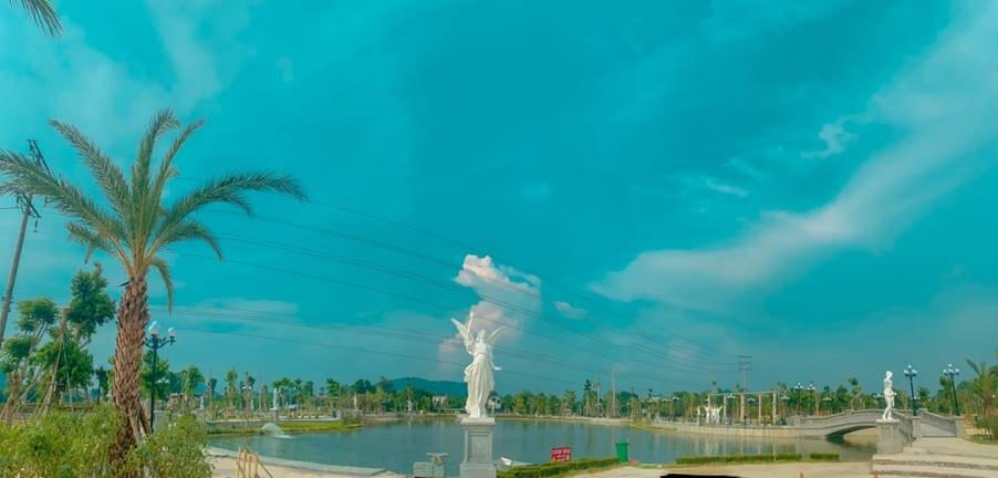 KĐT Danko City với không gian xanh.