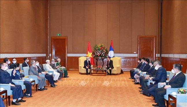 Quang cảnh buổi tiếp. Ảnh: Phương Hoa/TTXVN.