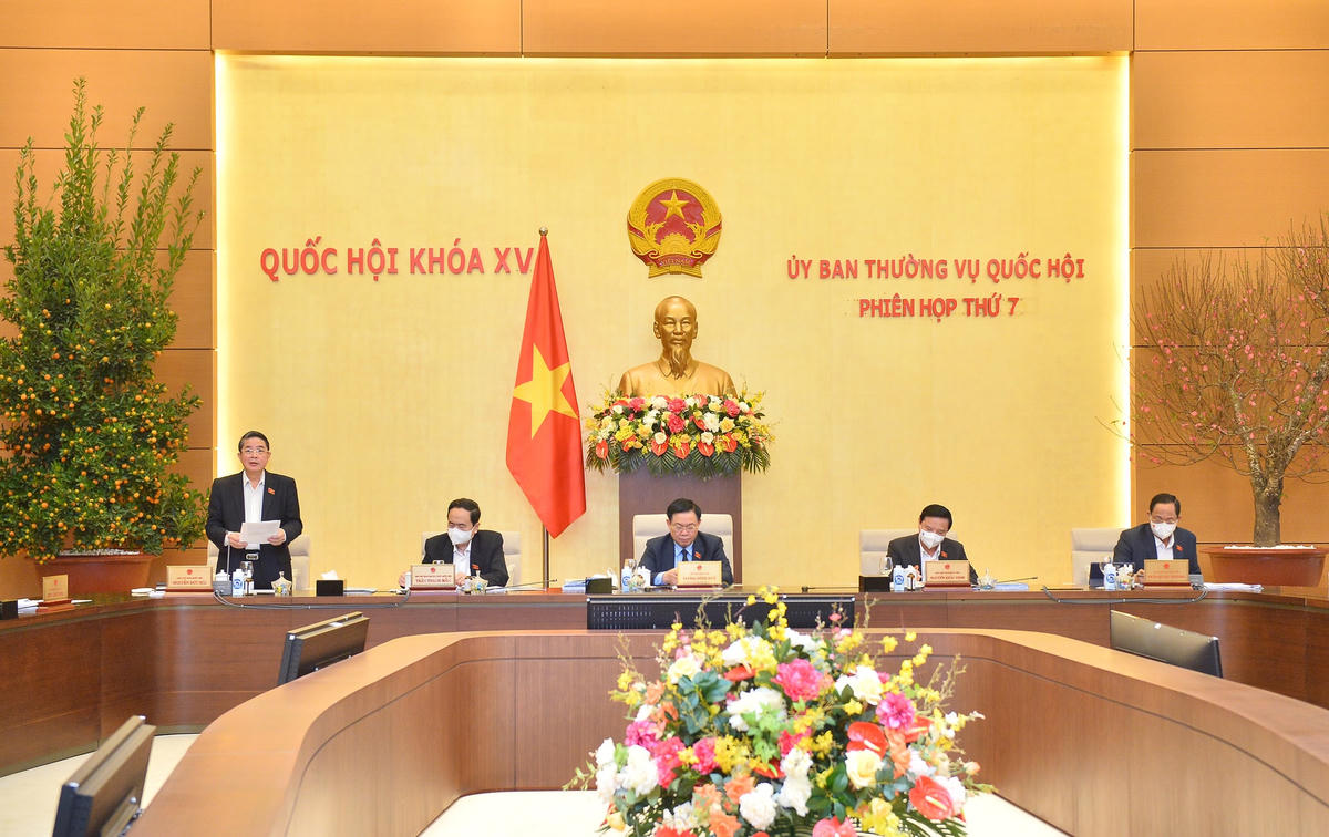 Phó Chủ tịch Quốc hội Nguyễn Đức Hải phát biểu tại phiên họp.  Nguồn: Quochoi.vn