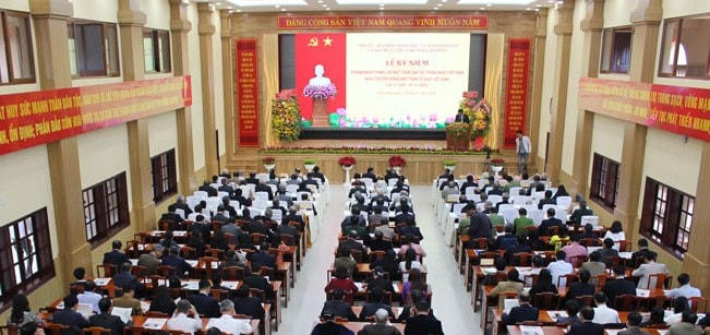 Quang cảnh lễ kỷ niệm.