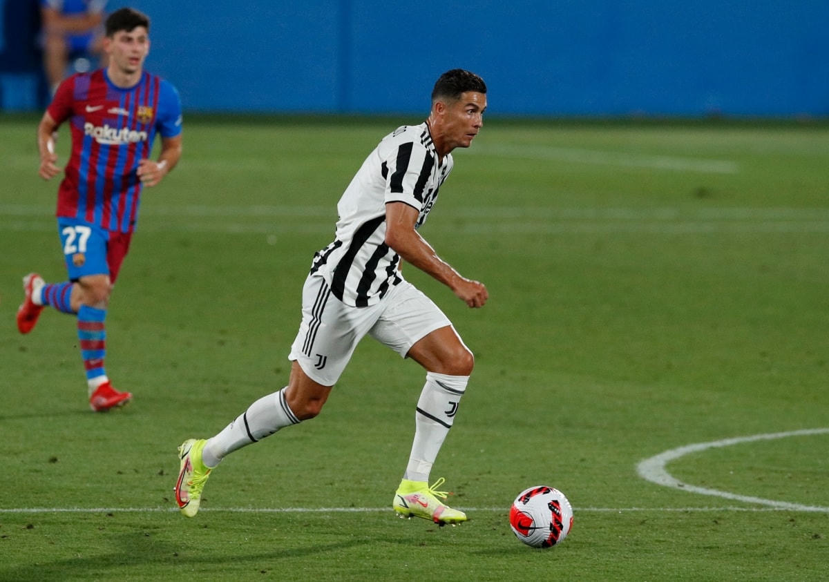 Cristiano Ronaldo không để lại nhiều dấu ấn trong 45 phút góp mặt trên sân. (Ảnh: Reuters).