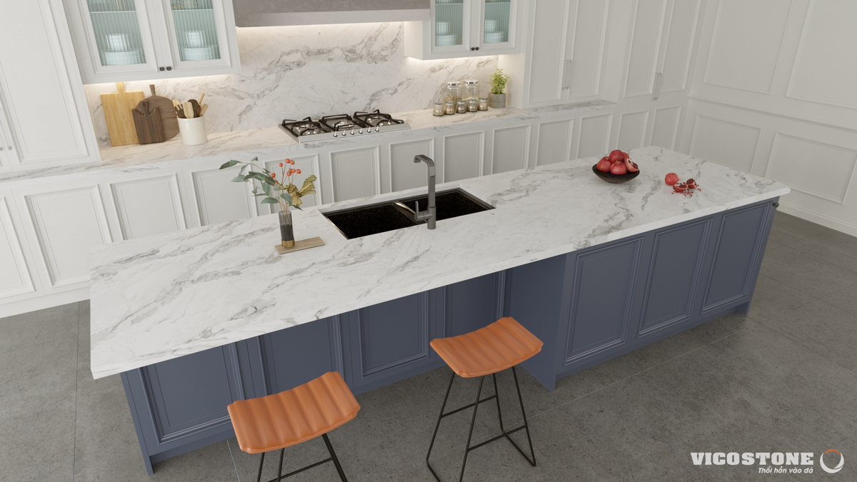 Sản phẩm mới của Vicostone được lấy cảm hứng từ những dòng nham thạch bí ẩn của núi lửa vùng Hawaii.