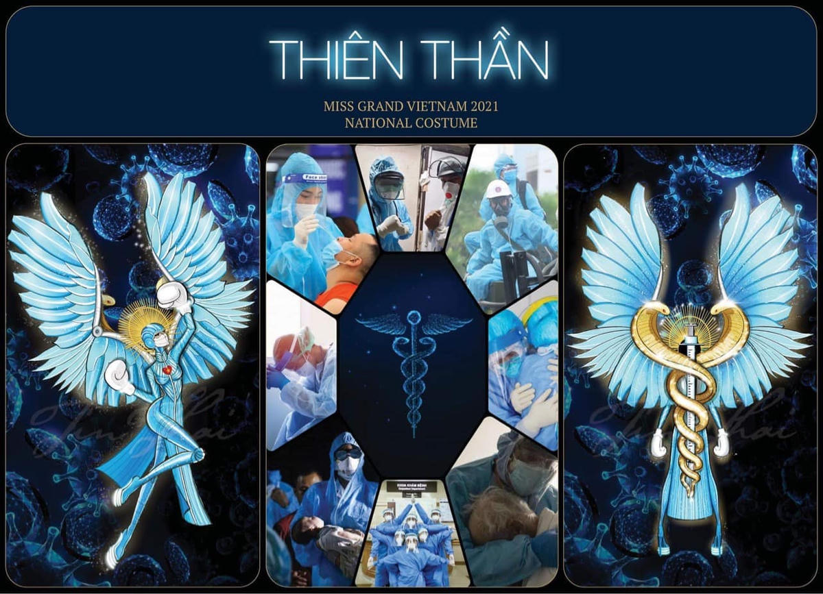 “THIÊN THẦN” mang ý nghĩa ngợi ca những y bác sĩ áo trắng đã luôn nỗ lực trong trận chiến với Covid-19.