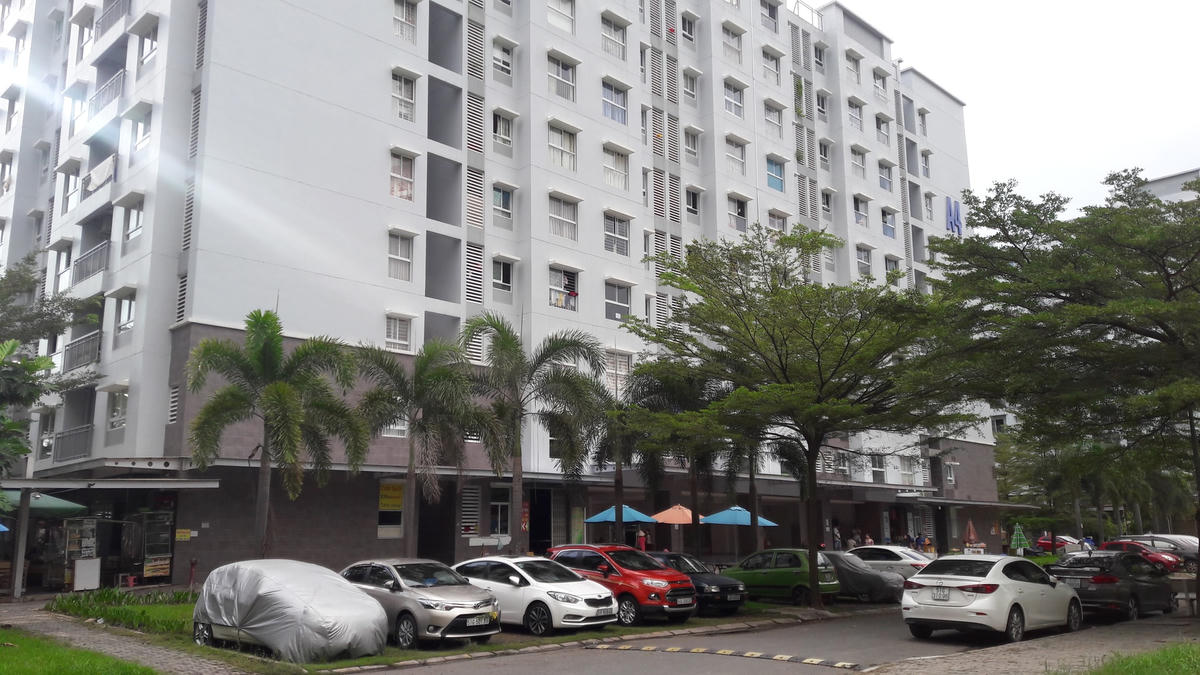 Chung cư Ehome, nơi ở của bệnh nhân 1979 và 1980.