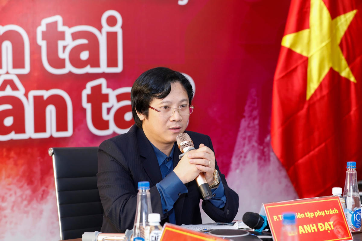 Ông Lê Anh Đạt - Phó Tổng Biên tập phụ trách báo Đại Đoàn Kết. Ảnh: Quang Vinh.