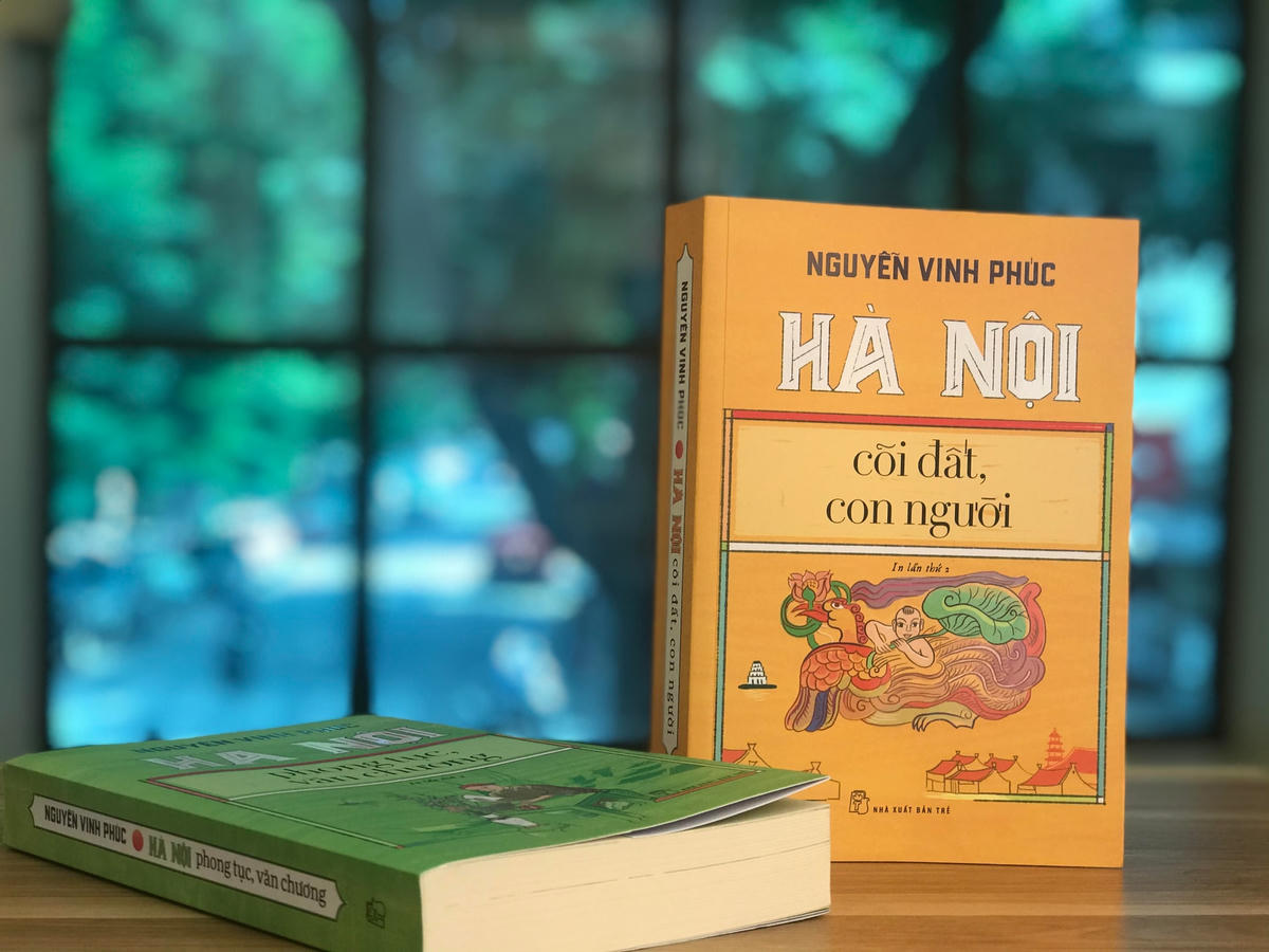 Bộ sách dày dặn giúp độc giả hiểu hơn về Thăng Long - Hà Nội.