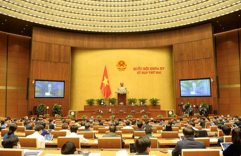 Quốc hội thảo luận về kinh tế - xã hội; Ngân sách Nhà nước và công tác phòng chống dịch Covid-19 Ảnh: VGP.