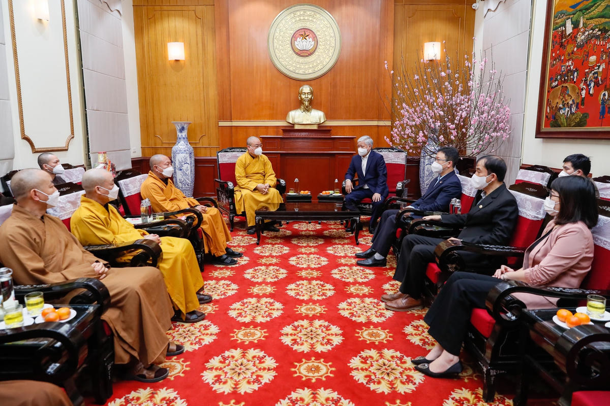 Quang cảnh buổi tiếp.