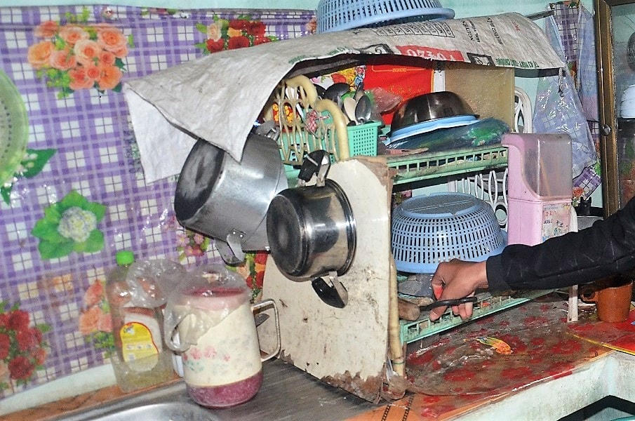 Hiện trường một vụ trộm cắp ở Quảng Nam. (Ảnh minh họa).