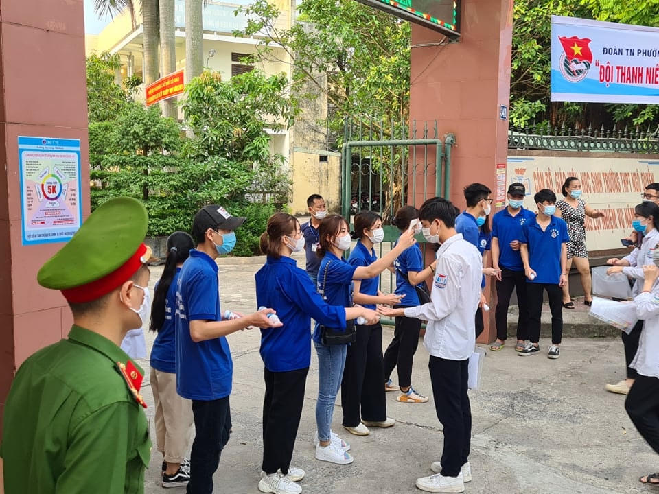 Công tác phòng chống dịch được Nam Định siết chặt tại kỳ thi
