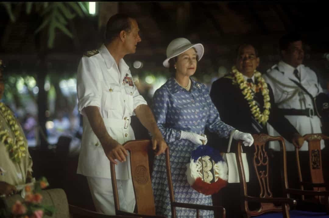 Trong chuyến tham quan quần đảo Nam Thái Bình Dương, Nauru năm 1982.