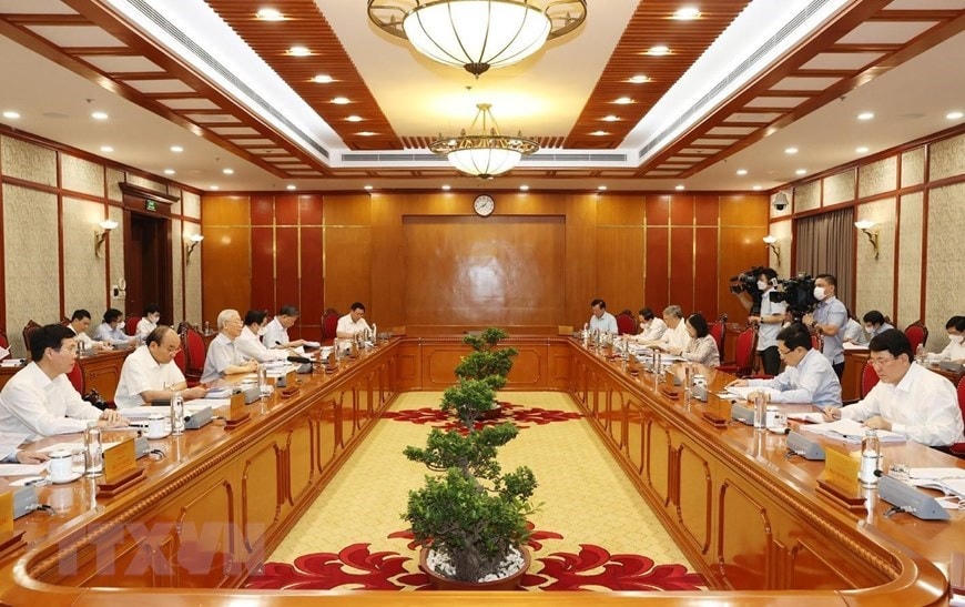Quang cảnh cuộc họp. (Ảnh: Trí Dũng/TTXVN).