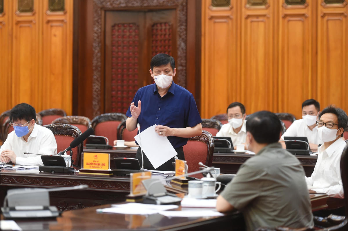 Bộ trưởng Bộ Y tế Nguyễn Thanh Long. Ảnh VGP.  