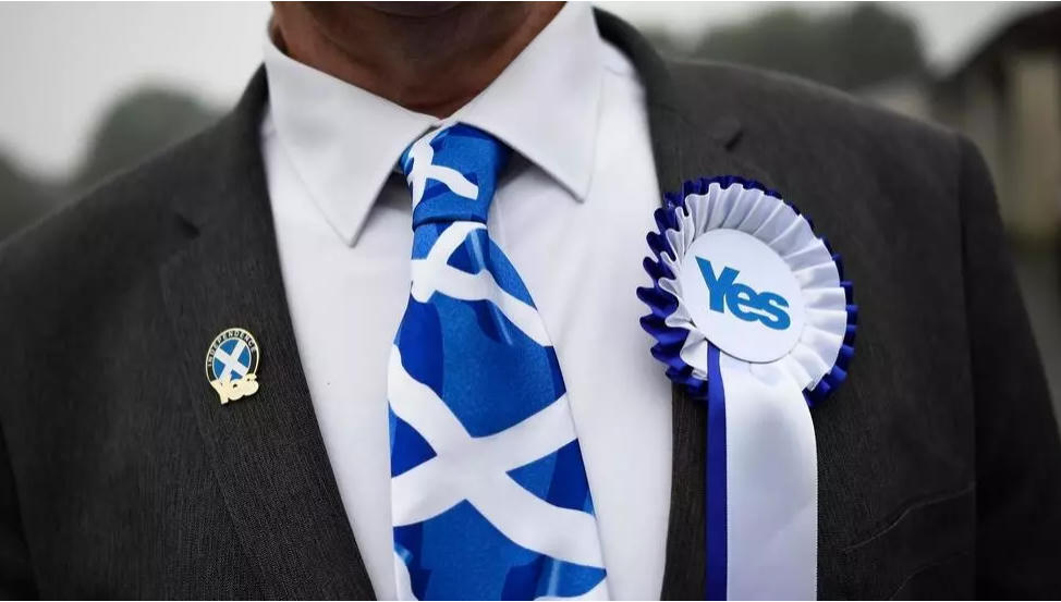 Một người ửng hộ Scotland độc lập khỏi Vương quốc Anh.