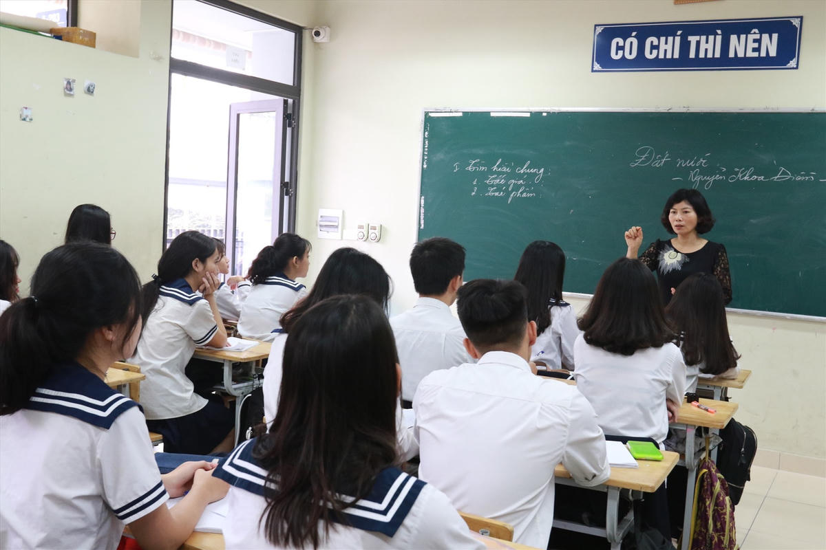 Dự thảo Thông tư về xét thăng hạng nghề nghiệp giáo viên mầm non, phổ thông công lập có nhiều điểm mới. Ảnh minh họa. 