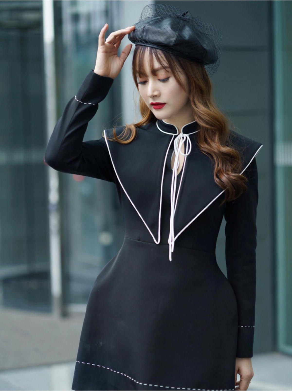 Dù bệnh nhưng Lan Phương vẫn xuất hiện vui vẻ, tươi tắn.