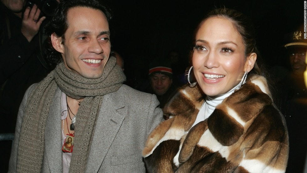 Lopez và người chồng thứ 2, ca sĩ Marc Anthony.