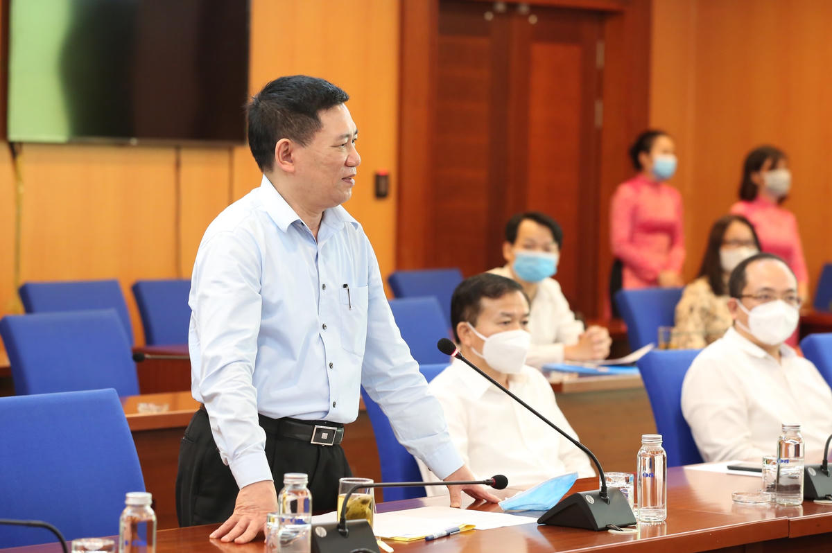 Ông Hồ Đức Phớc, Ủy viên Trung ương Đảng, Bộ trưởng Bộ Tài chính cảm ơn tấm lòng vàng của Tập đoàn Sun Group.