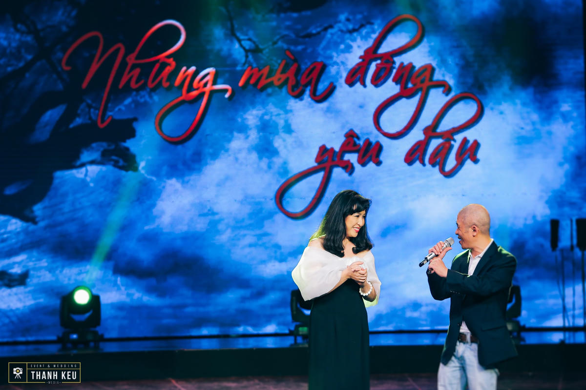 Ca sĩ Thuỳ Dung và nhạc sĩ Trương Quý Hải.