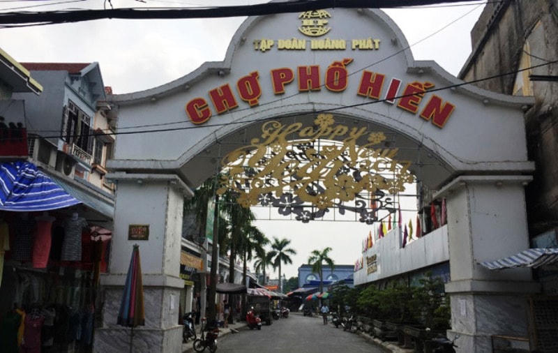 Dự án chợ Phố Hiến tại TP Hưng Yên.