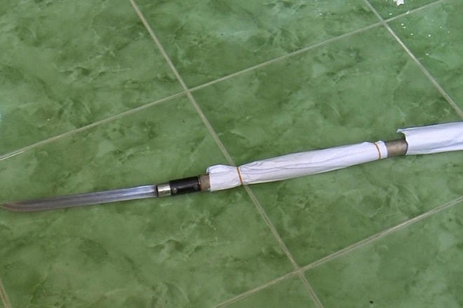 Hung khí gây án của đối tượng Nhứt.