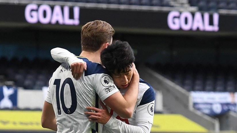 Kane và Son Heung-min tiếp tục giúp Tottenham chiến thắng. (Nguồn: Getty Images).