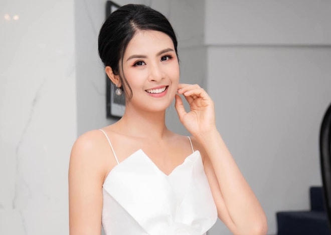 Hoa hậu Ngọc Hân. 