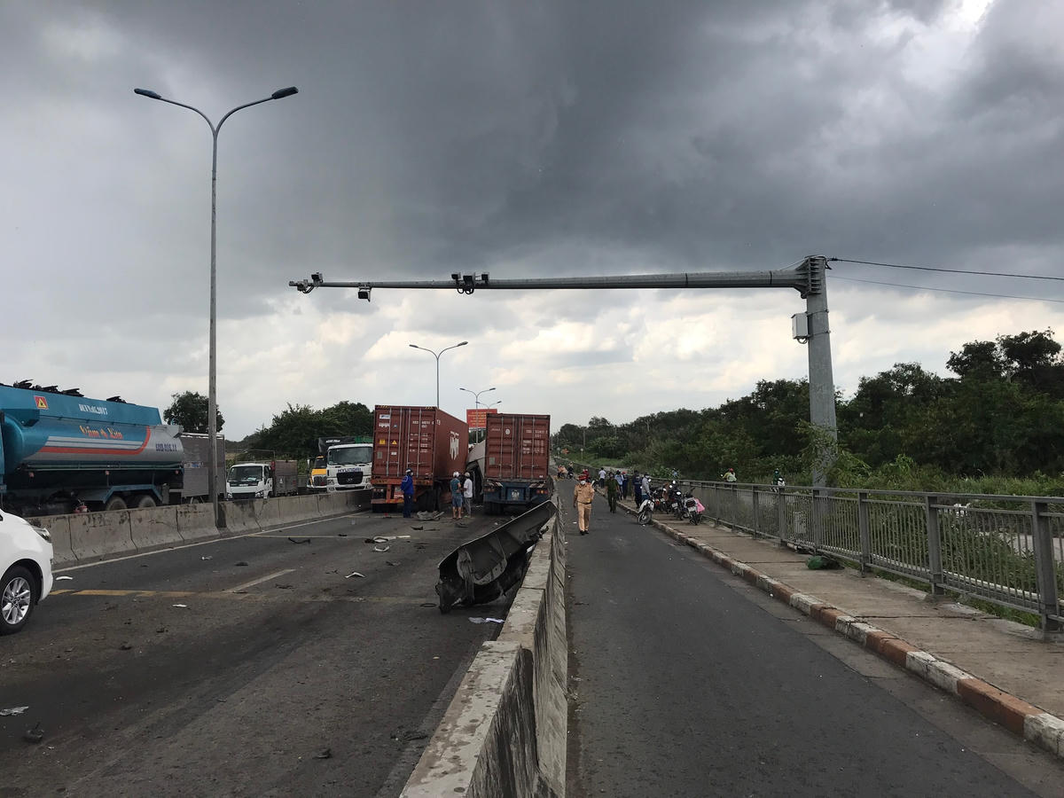 Hiện trường vụ tai nạn. Ảnh: TL