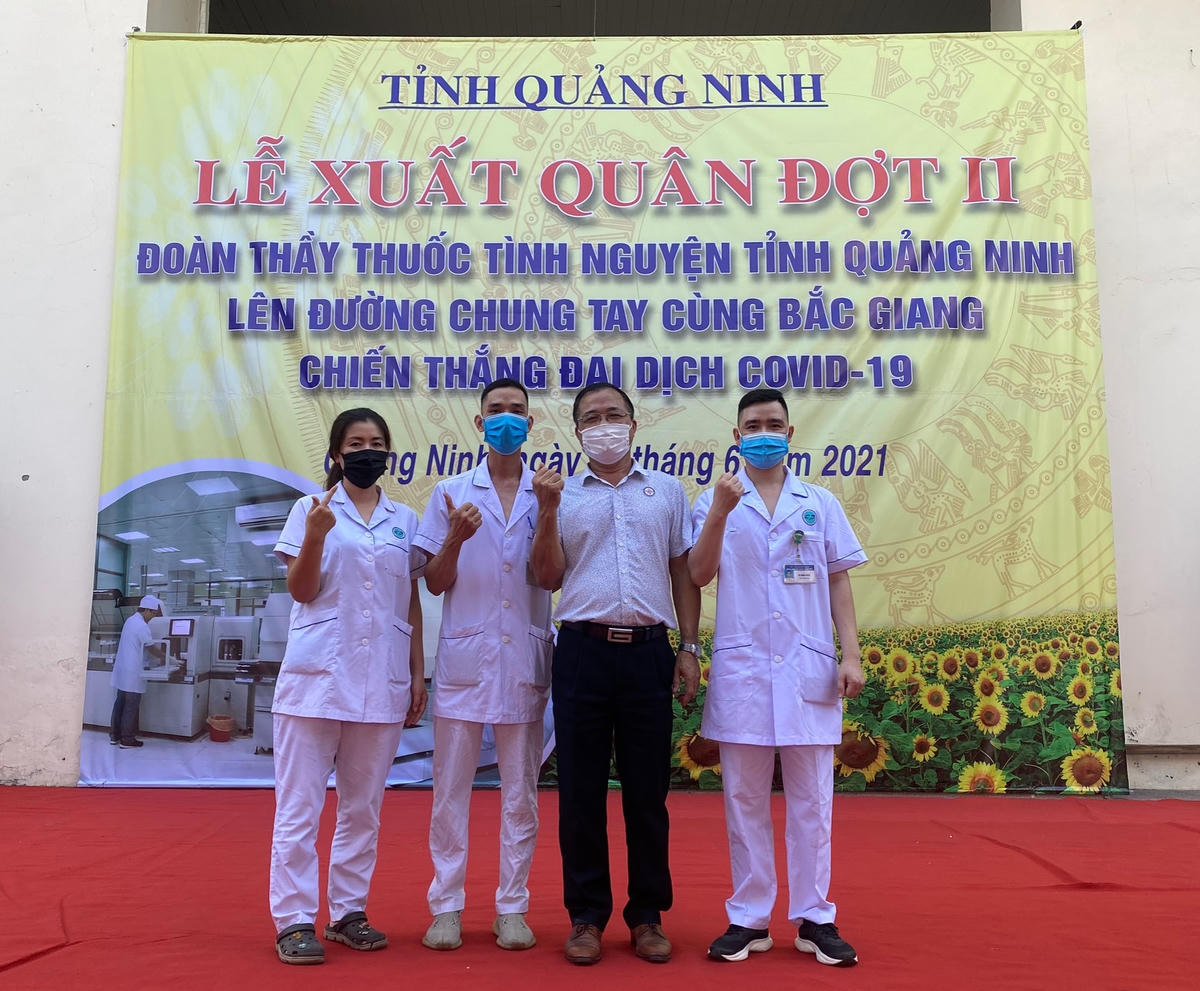 Đoàn y, bác sĩ sẽ tiến thẳng vào tâm dịch và hỗ trợ Bắc Giang điều trị cho các bệnh nhân F0.