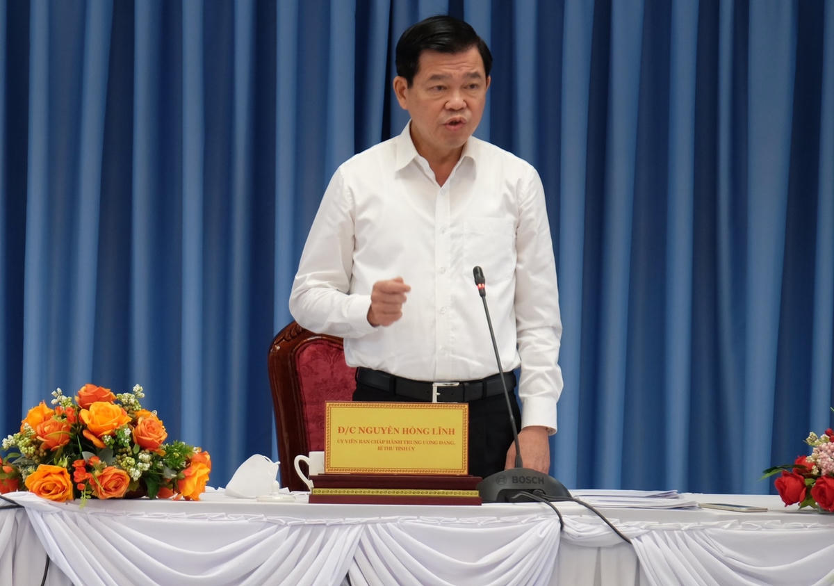 Bí thư Tỉnh ủy Đồng Nai Nguyễn Hồng Lĩnh.