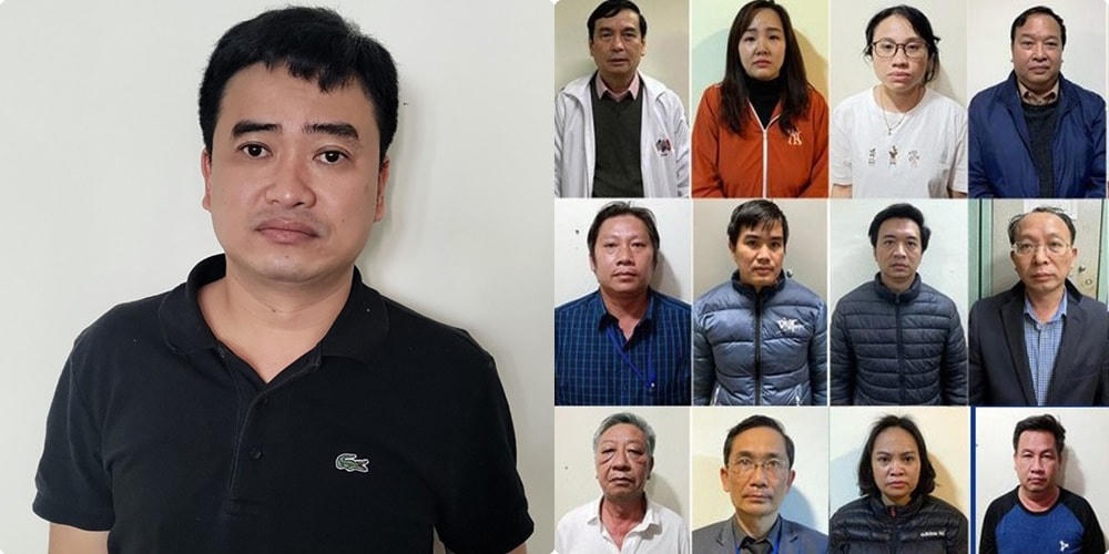 Một số đối tượng đã bị cơ quan Cảnh sát điều tra khởi tố trong vụ án Việt Á.