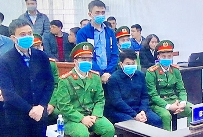 Bị cáo Nguyễn Đức Chung tại phiên tòa.