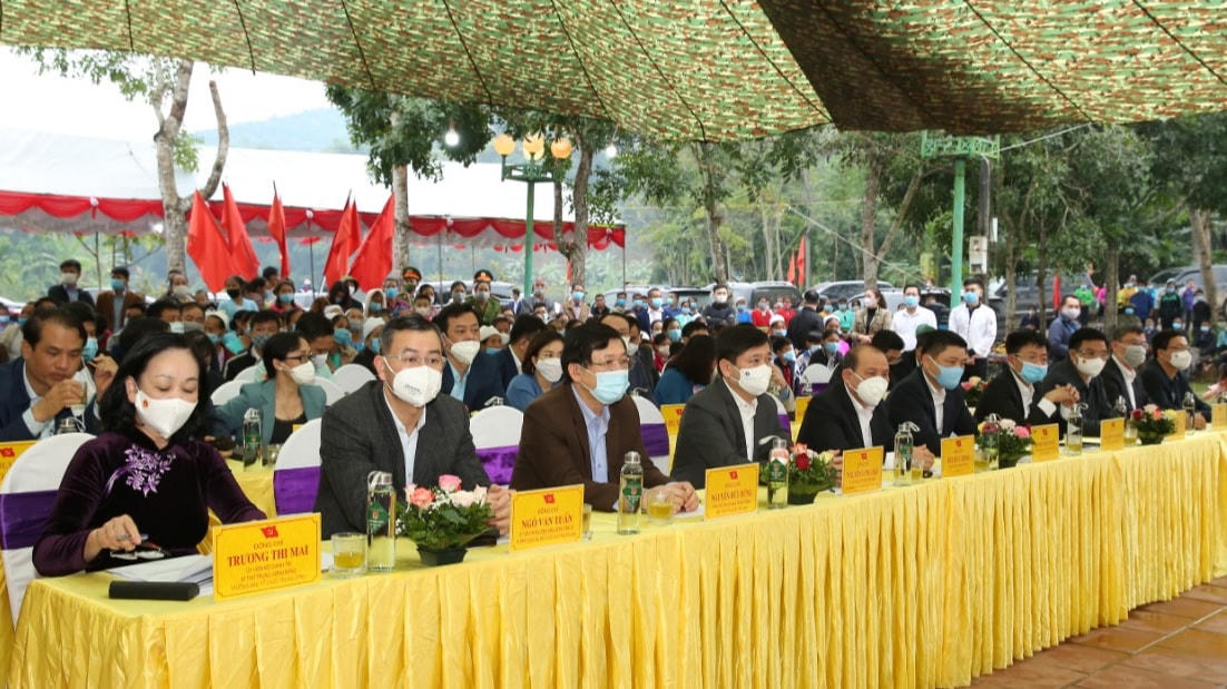 Quang cảnh buổi lễ.