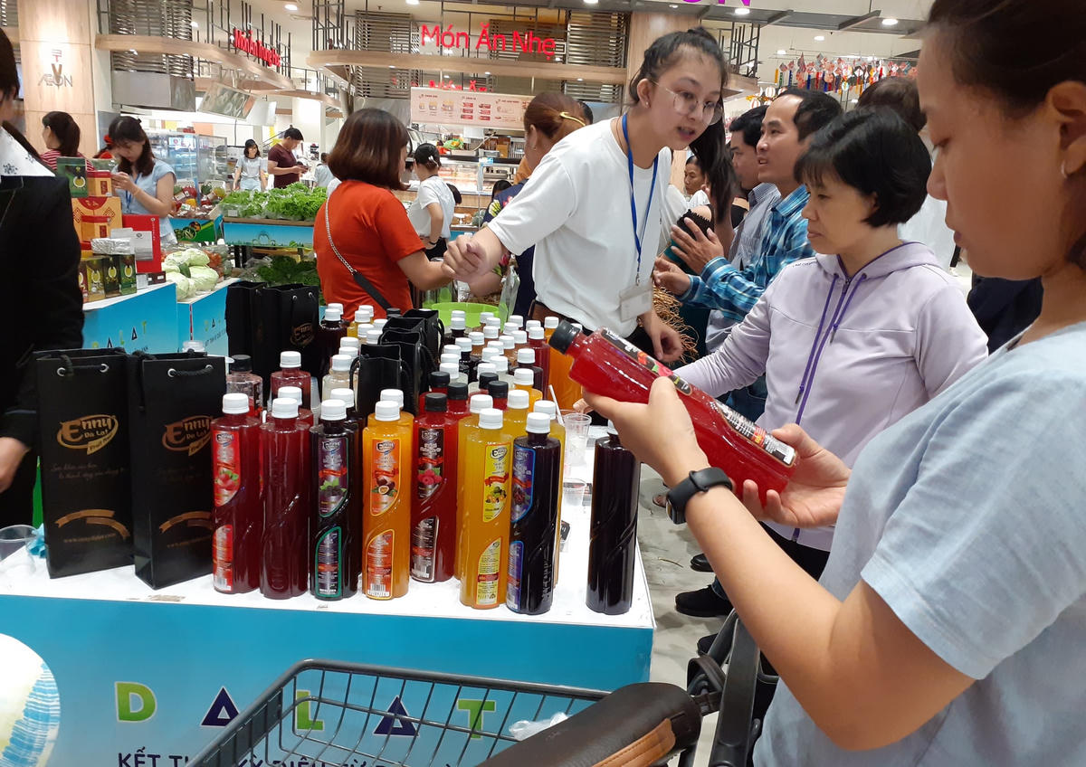 Doanh nghiệp tìm cách phát triển thị trường xuất khẩu thông qua hệ thống bán lẻ hiện đại.