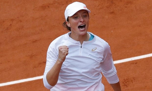 Iga Swiatek là tay vợt đơn đầu tiên của Ba Lan giành Grand Slam. (Nguồn: AP).