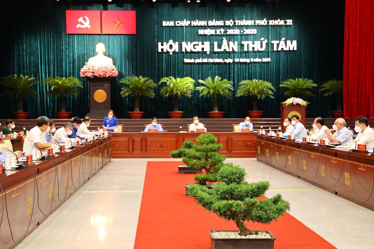 Hội nghị Ban Chấp hành Đảng bộ TP HCM lần thứ 8, khóa XI khai mạc chiều 14/9.