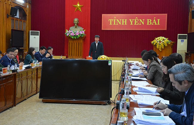 Hội nghị đánh giá hoạt động và công tác chuẩn bị bầu cử tỉnh Yên Bái.