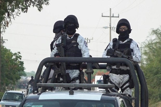 Lực lượng Vệ binh Quốc gia Mexico tuần tra. (Nguồn: Reuters).