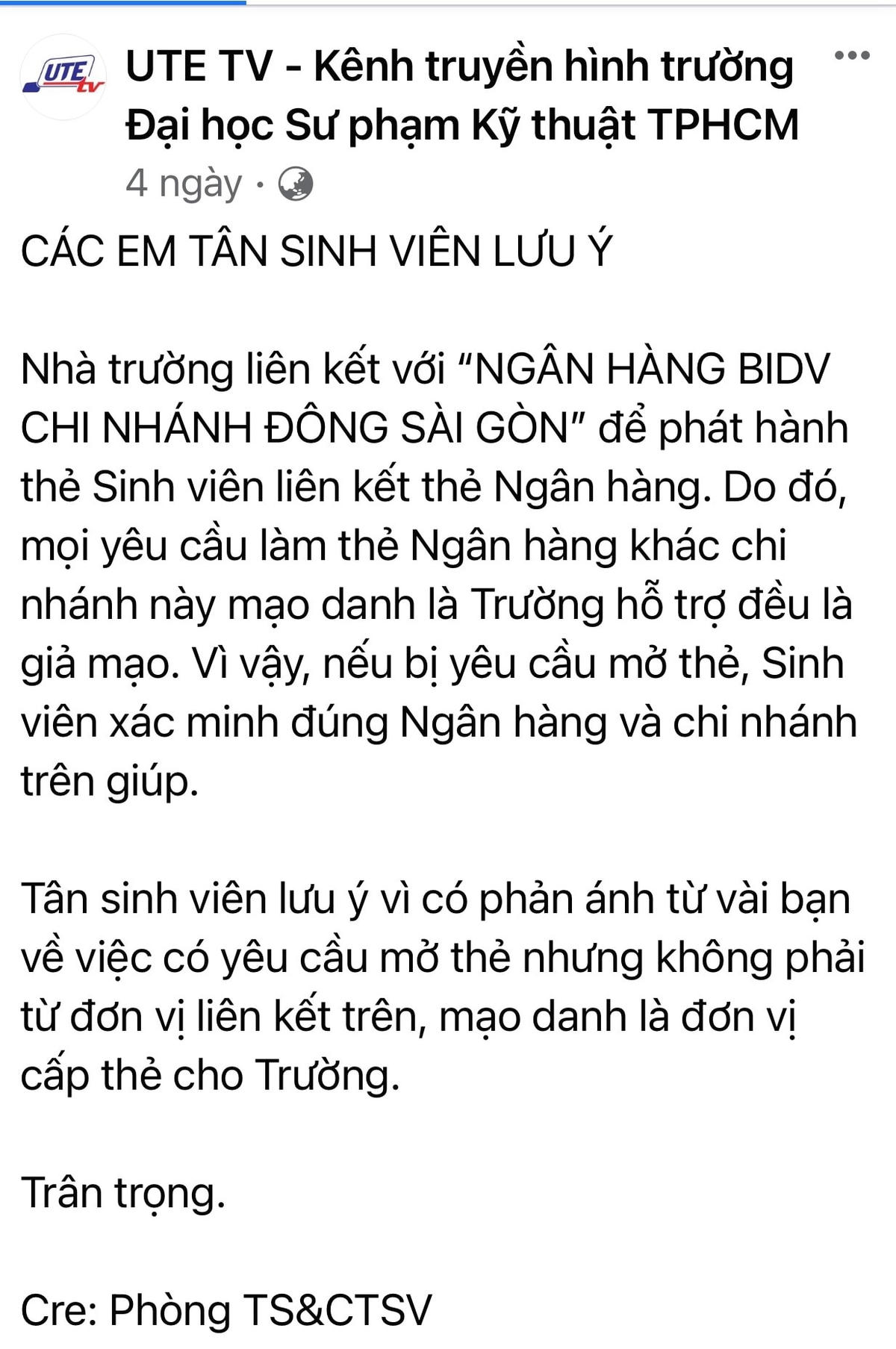 Tân sinh viên: Đừng để bị lừa